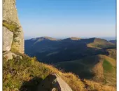 Les Monts du Cantal depuis le Puy de la Tourte